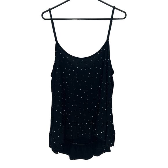 Secret Treasures Rayon Spandex Black White Poka Dot Shirt Women 3X (22W-24W) - Picture 2 of 4